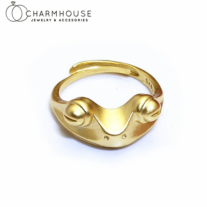 Золотые кольца GP/под античное серебро для мужчин и женщин Открытое кольцо в