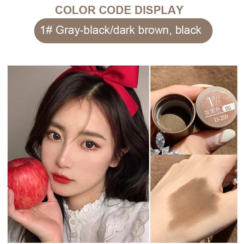 Натуральная модификация Hairline пудра заполнение лысиные волосы силуэт тени для