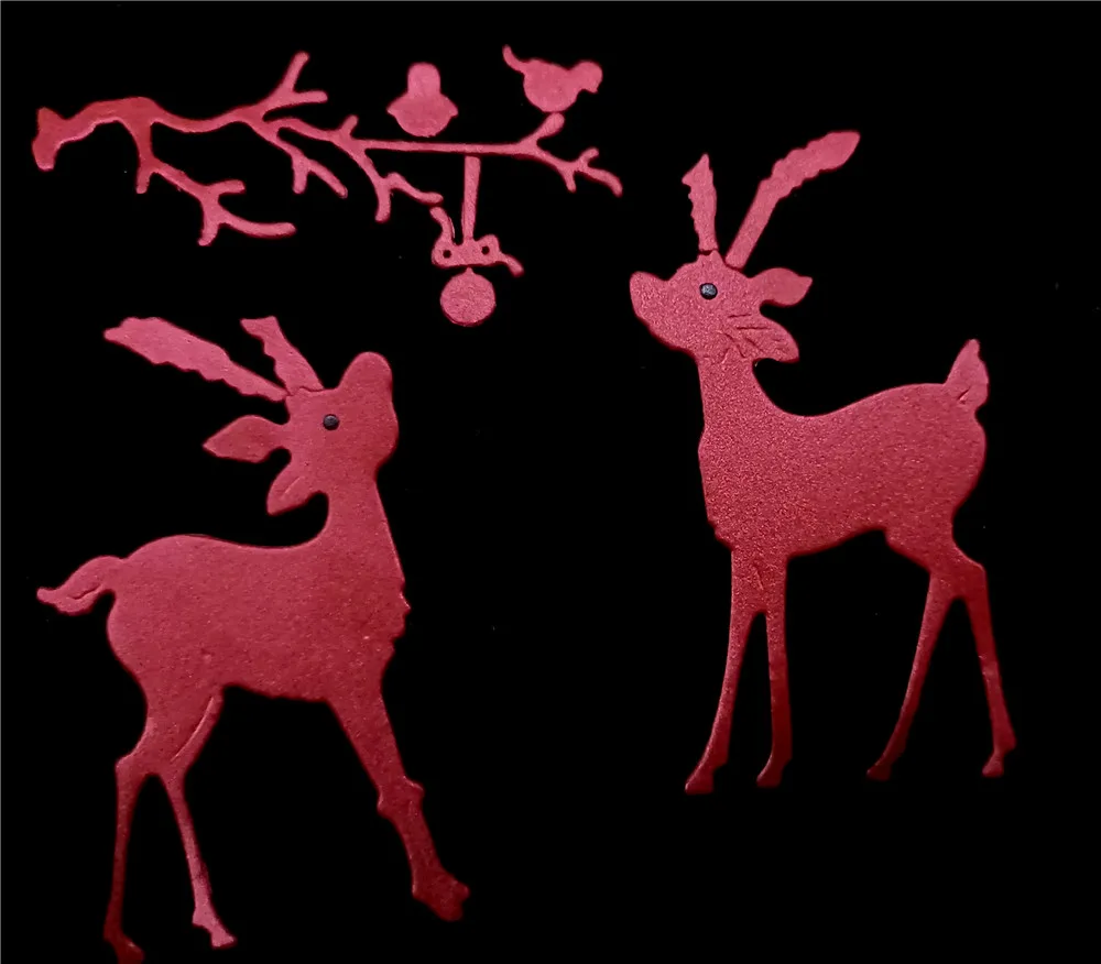 

Christmas Deer Metal Steel Embossing Template Cutting Die Stencil For DIY Scrapbooking Card Album Craft New Decorative Template