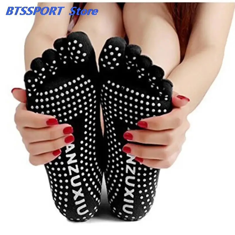 Распродажа женские носки для йоги спортзала танцев занятий спортом пять пальцев