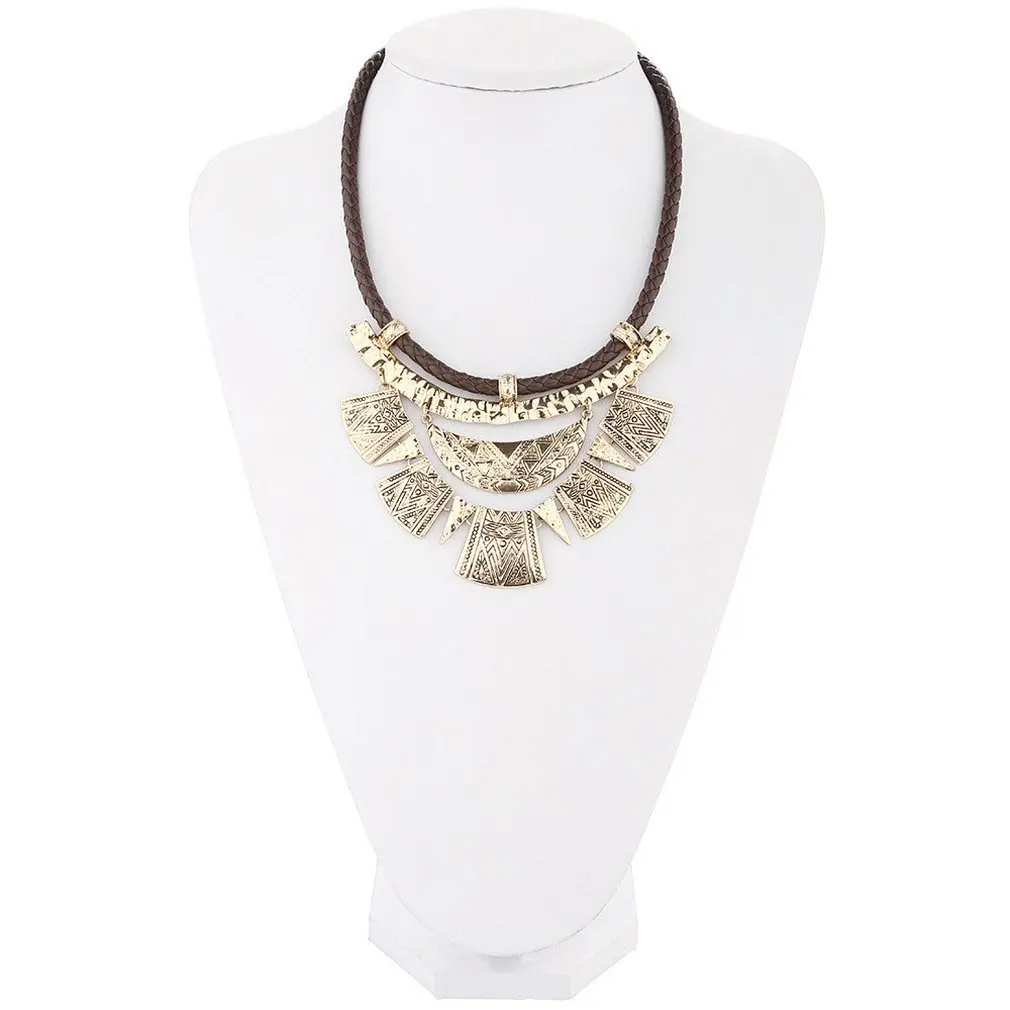 Женское Ожерелье с римским узором этническое ожерелье цепочка для девочек