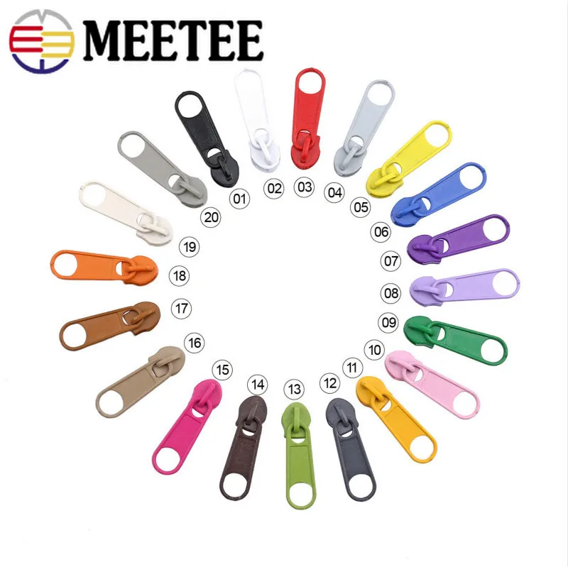 100 шт. экологичные 3 # слайдеры на молнии для нейлоновых сумок пододеяльник