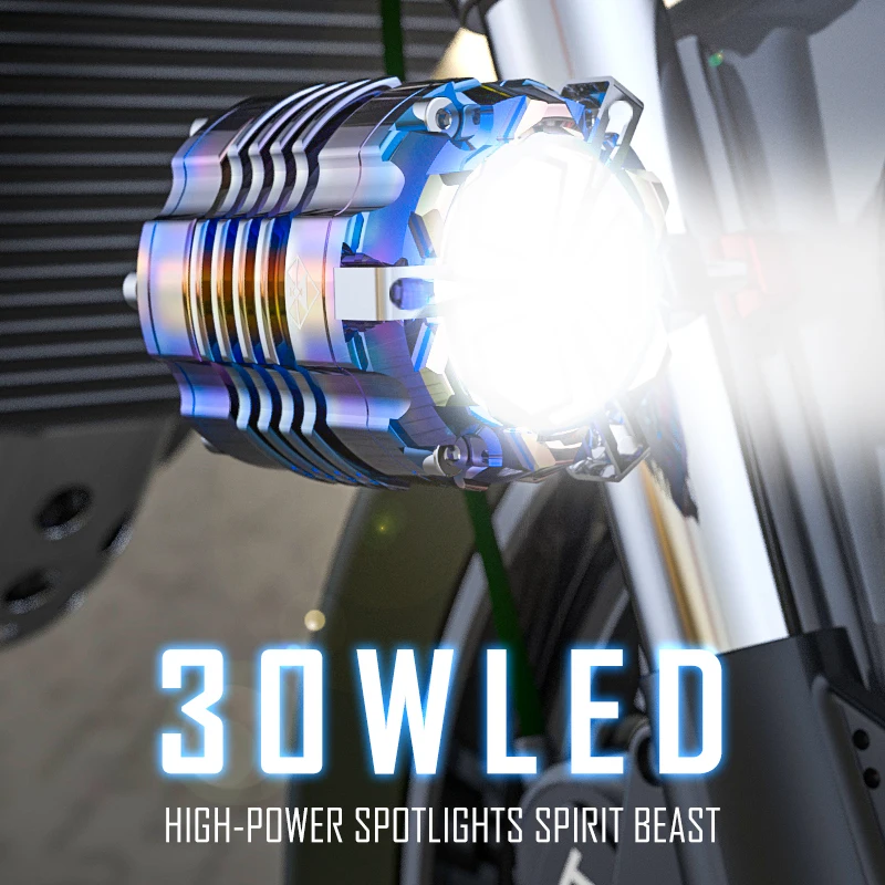 SPIRIT BEAST фара 24В 48В 60В светодиодные супер яркие мотокроссные вспомогательные