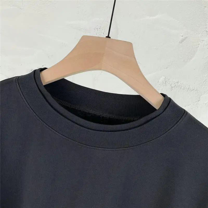 

Long Sleeve Askyurself Los Angeles LA T-shirts Men Women Foaming Printing Top Tees Clothing