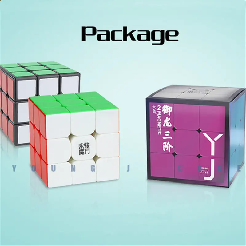YJ yulong v2 m магический Магнитный куб без наклеек 2 Cubo профессиональные магниты