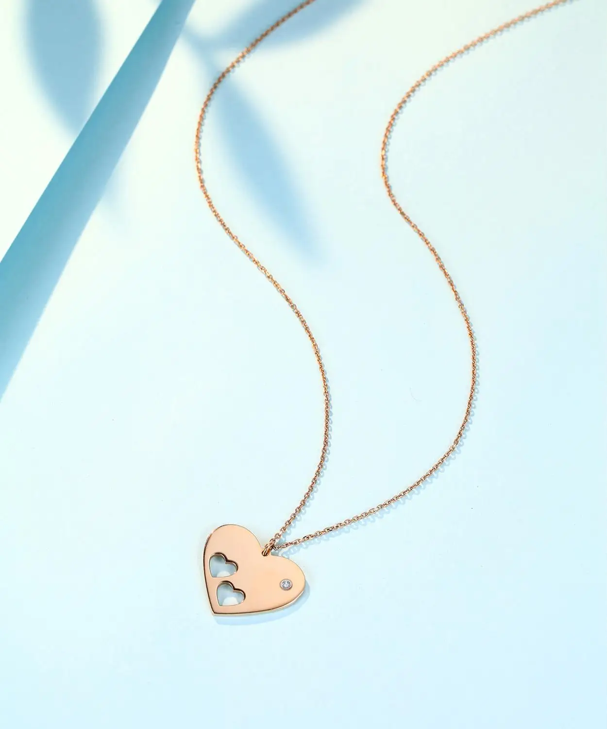 Offerte ZOCAI 18K Placcato Oro Collana Di Diamanti Del Choker Del Cuore Accessori Dei Monili Di Anniversario Di Matrimonio Di Compleanno Per Il Regalo Delle Donne Della Ragazza D06548