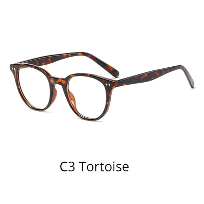 C3 Tortoise Ralferty, высокое качество, женские очки, оправа, Ретро стиль, трендовые женские очки, оправа без диоптрий, очки, F95188 - Цвет оправы: C3 Tortoise
