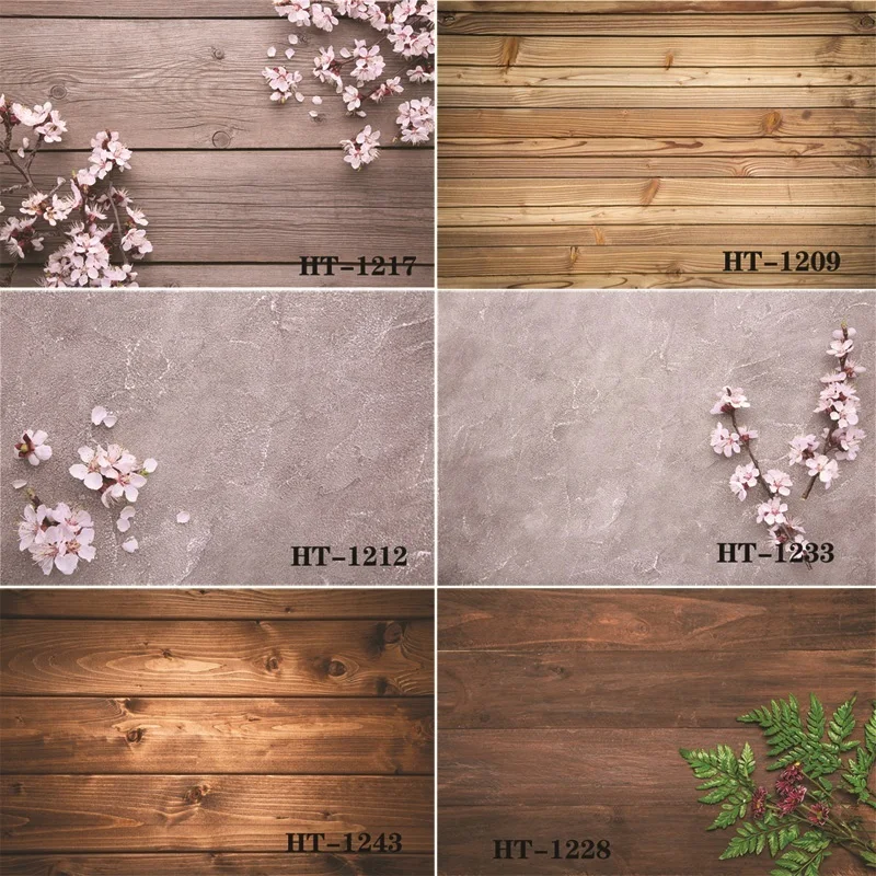 

SHUOZHIKE Vinyl Custom Photography Backdrops Wooden Planks Photography Background #HT200215-06