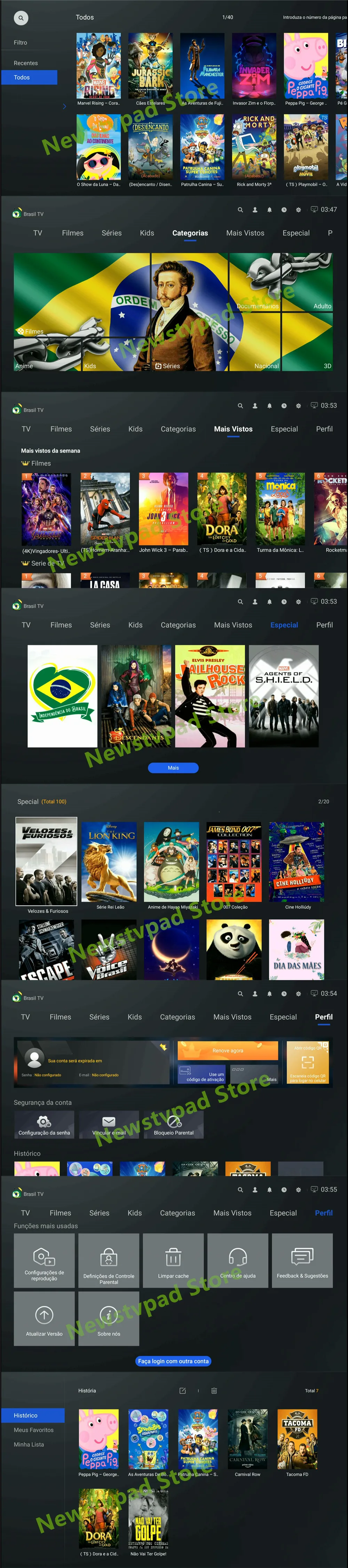 Коробка HTV 5 brasil BOX H tv 6 B tv Бразильский Португальский ТВ Интернет-потоковая коробка Live IP tv кино коробка HTV 6 Бразилия 4K медиаплеер