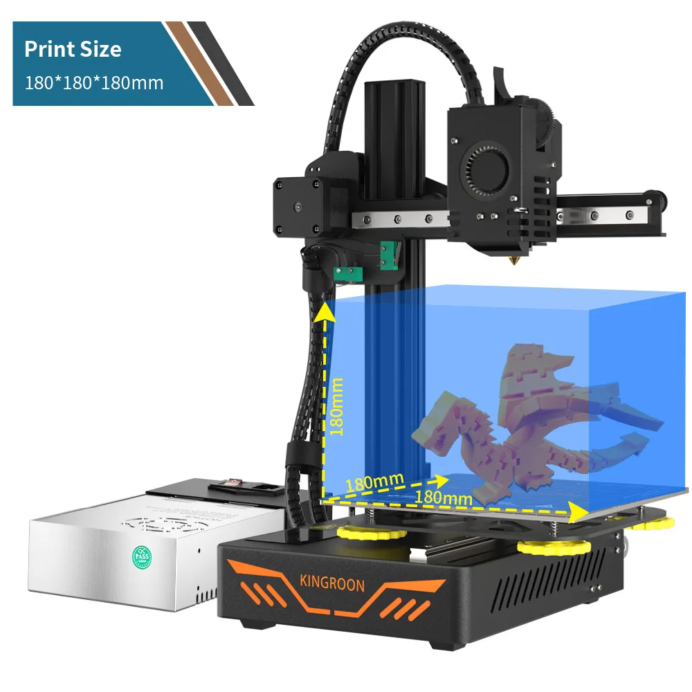 KINGROON KP3S 3D Printer Upgraded DIY FDM 3d printer Kit High Precision Printing Touch Screen Size 180*180*180mm | Компьютеры и офис