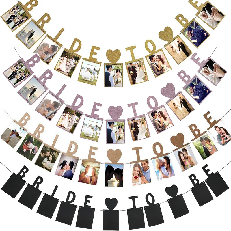 1 комплект баннер для невесты свадебная фотография|Флажки вымпелы и конфетти| |