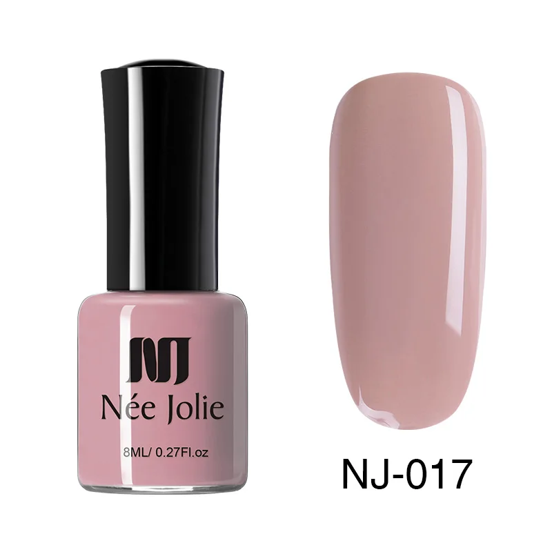 NJP-017 NEE JOLIE 8 мл Лак для ногтей чистая серия лак для ногтей Блестящий зеркальный матовый эффект лак для ногтей 66 цветов - Цвет: NJP-017