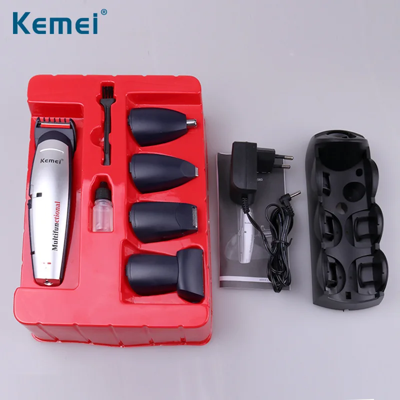 100 240 В 5 в 1 перезаряжаемый триммер для волос беспроводные электробритвы Борода