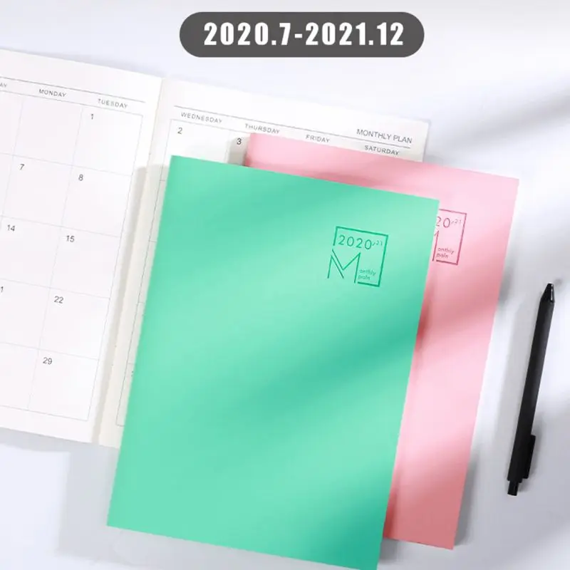 

Agendas 2021-2021 Planner Organizer B5 Notebook and Journals DIY 365 Days Plan Note Book Monthly Weekly Schedule Writing Book,Ro