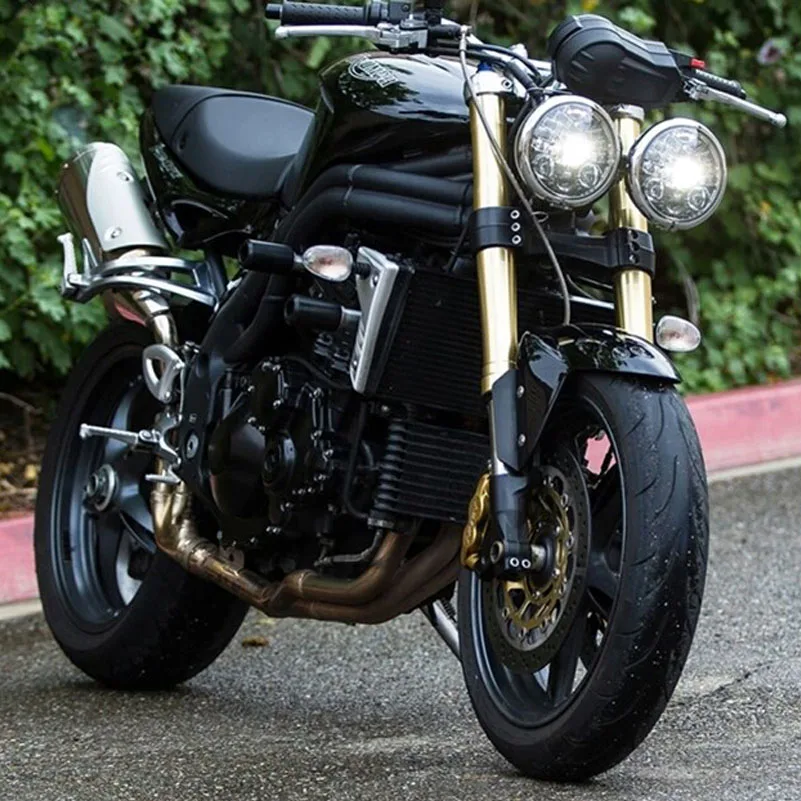 Налобный фонарь с поворотным сигналом 5 75 дюйма для Мотоциклов Harley Sportster Iron 883 Dyna