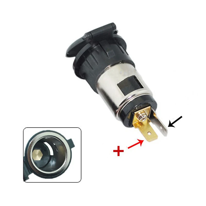 12V 24V 120W Cigarette Lighter Waterproof Power Motorcycle Boat Car Socket Plug With Fuse & Wire | Автомобили и мотоциклы