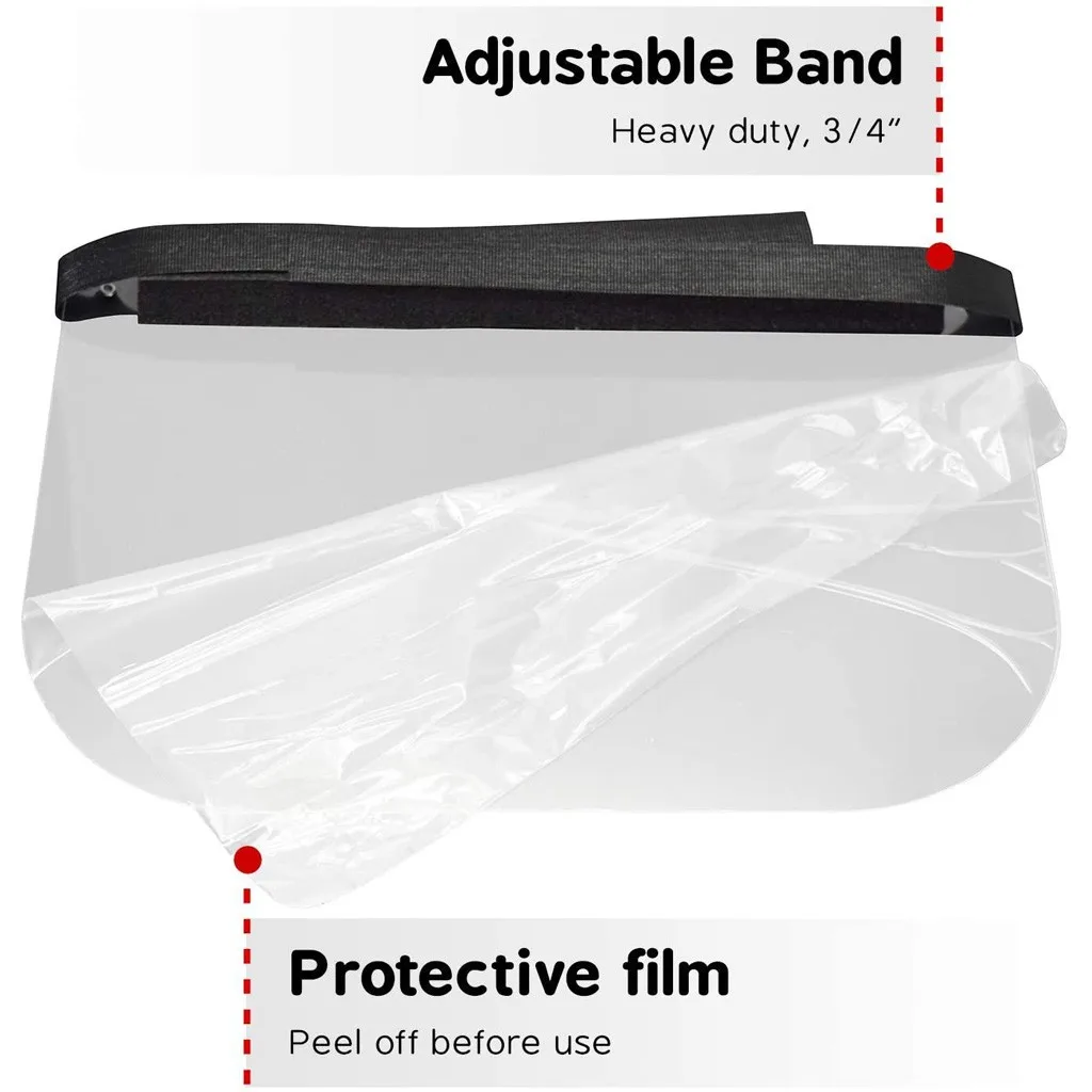 Kitchen Anti-fog Anti-Oil Protect Eyes Clear Face Cover Transparent Mask 10pc PM2.5 Masks Cycling Protective #2 |