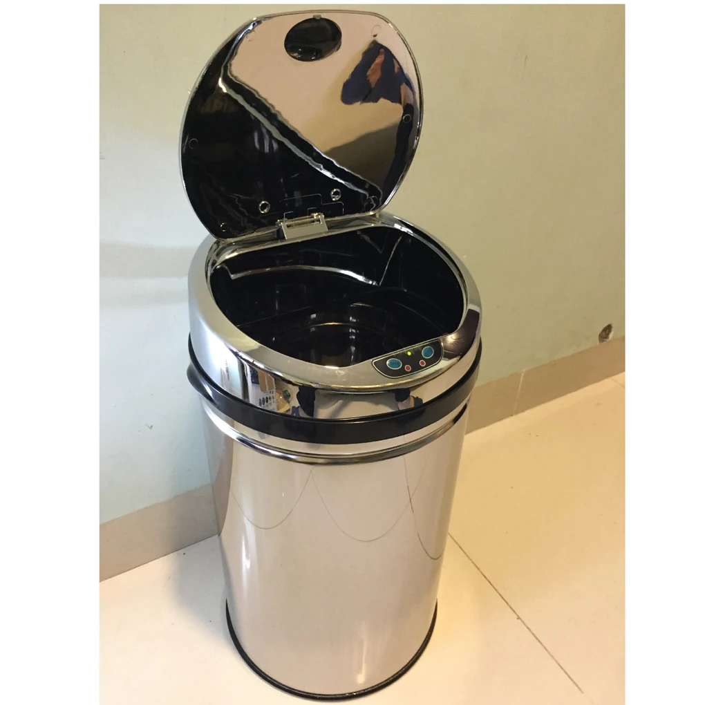 

Kitchen Intelligent Sensor Trash Can Stainless Steel Bathroom Waste Bin Large Capacity Cubo Basura Cocina Garbage Bin EA6LJT
