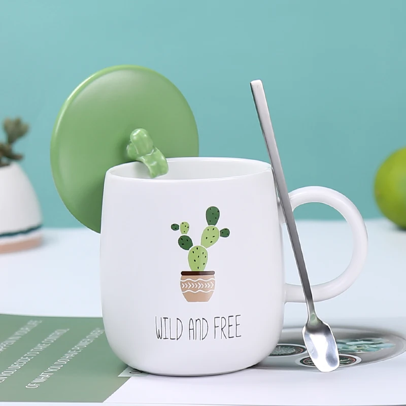 

Pink Peach Coffee Mugs Creative Personalized Cute Nordic Ceramics Milk Cup Handle Tazas De Cafe Drinkware With Spoon EC50BZ