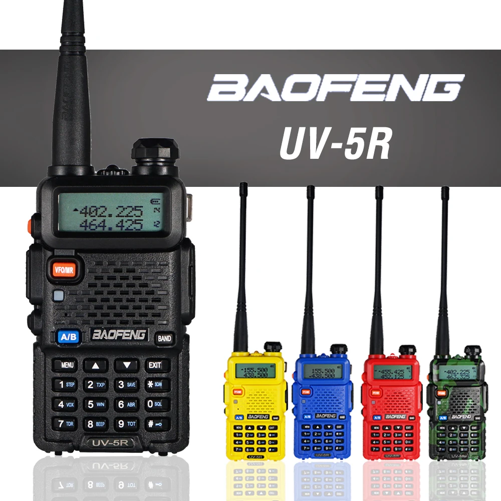 Портативная рация Baofeng Двухдиапазонная портативная UV5R | Мобильные телефоны и