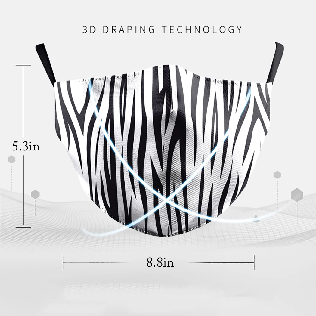 Цветочная маска для лица ацтекские маски с принтом ткань взрослых защитная PM 2 5