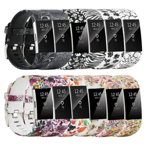 Baaletc сменные полосы для Fitbit Charge 2 Силиконовые смарт-часы ремешок для Fit bit Charge 2 Браслет маленькийбольшой