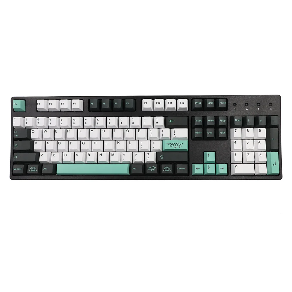 

Новая Механическая клавиатура Arrvival, с 137 клавишами, с изображением ботанического сада, PBT, вишневого профиля, 61, 64, 68, 96