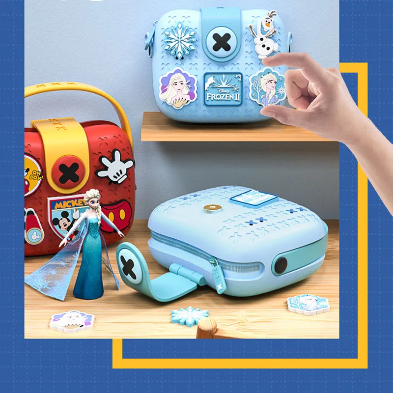 

Disney Frozen Olaf Mickey New Children Tide Fashion Eva Portable Satchel Children One-shoulder Messenger Backpack For Kids Gift