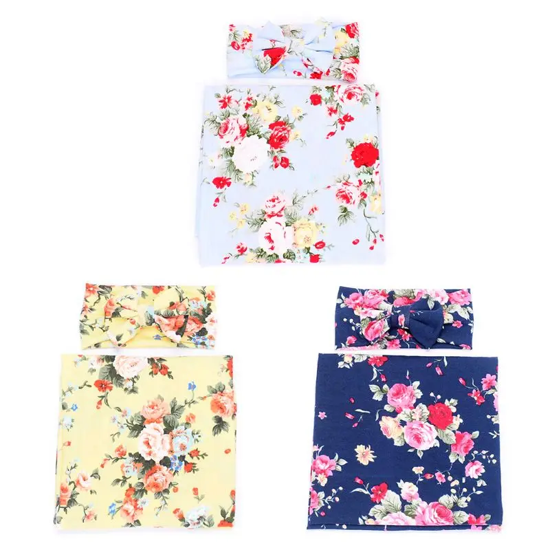 2 шт./компл. модный детский бантик повязка для волос с принтом комплект полотенец