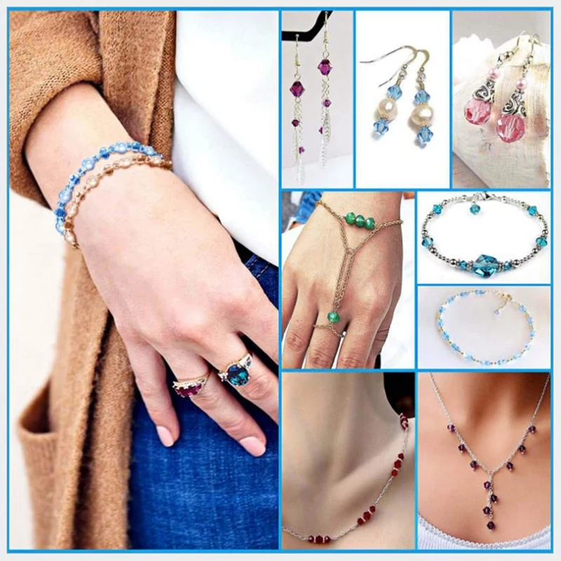 

Leather Bag Tool Set Jewelry Repair DIY Manual Pliers Bracelet Necklace Making Materials Oxford Cloth Bag