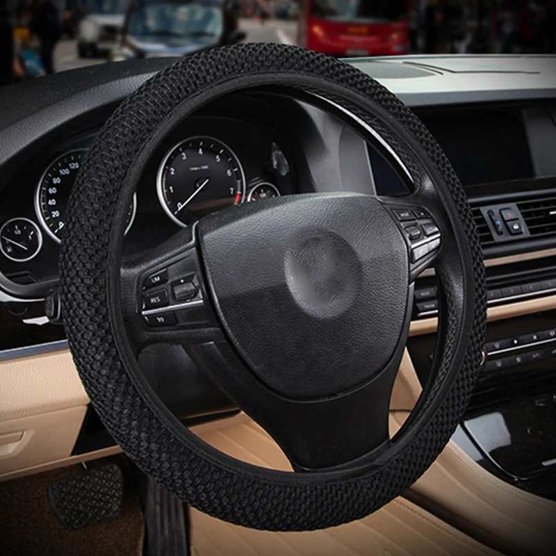 DIY чехол рулевого колеса автомобиля подходит для большинства автомобилей