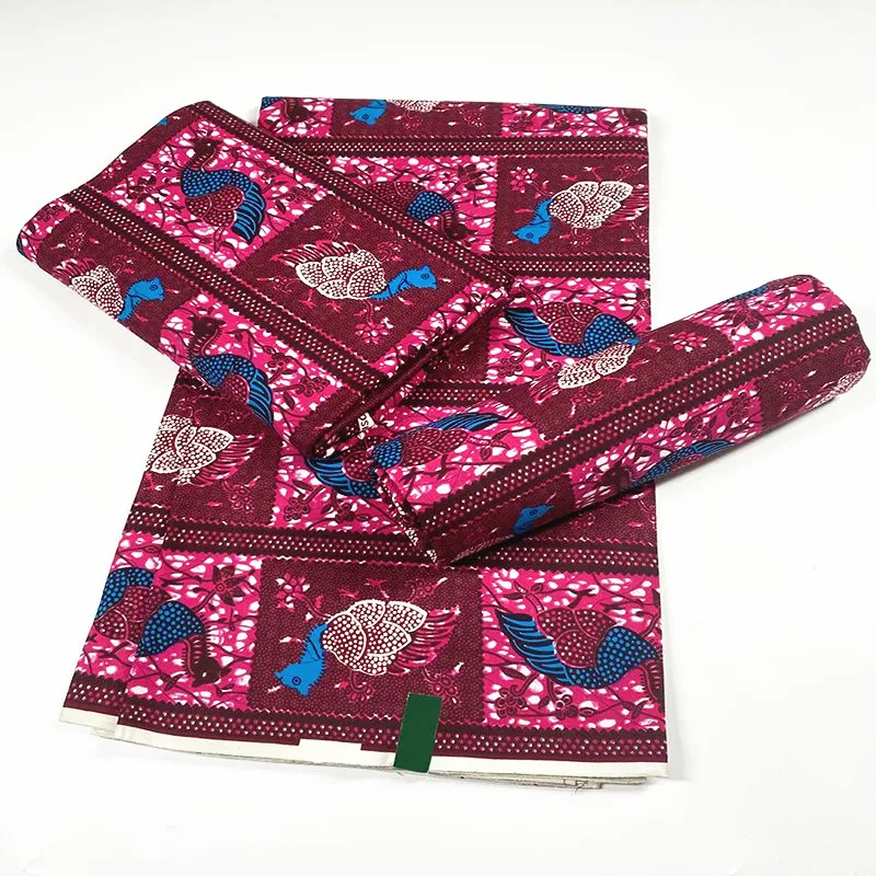 

new 6 yards high quality wax guaranteed 100 cotton wax fabric tissue african fabric african print fabric