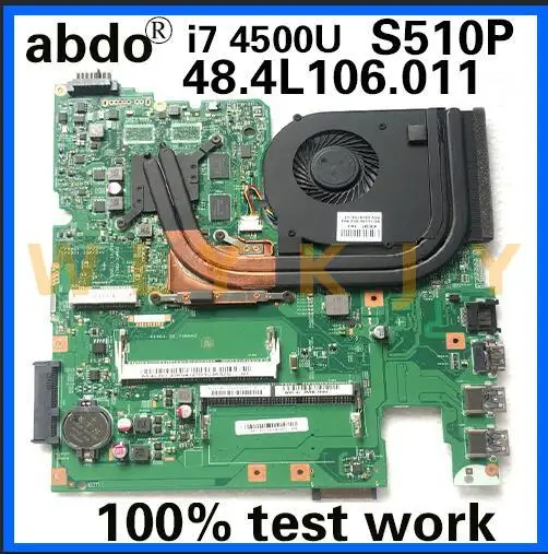 Материнская плата для ноутбука Lenovo S510P LS41P LS51P i7 4500U GT720M 2G DDR3 12293|Материнские платы