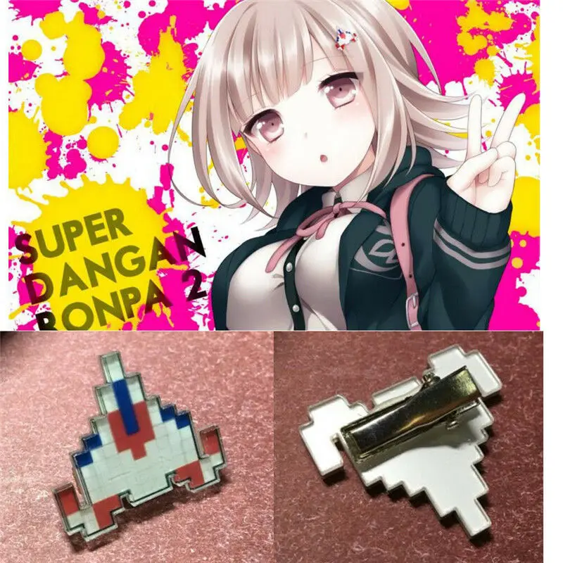 Заколка для волос в виде мультяшного персонажа Dangan Ronpa Danganronpa 2 Chiaki Nanami заколка