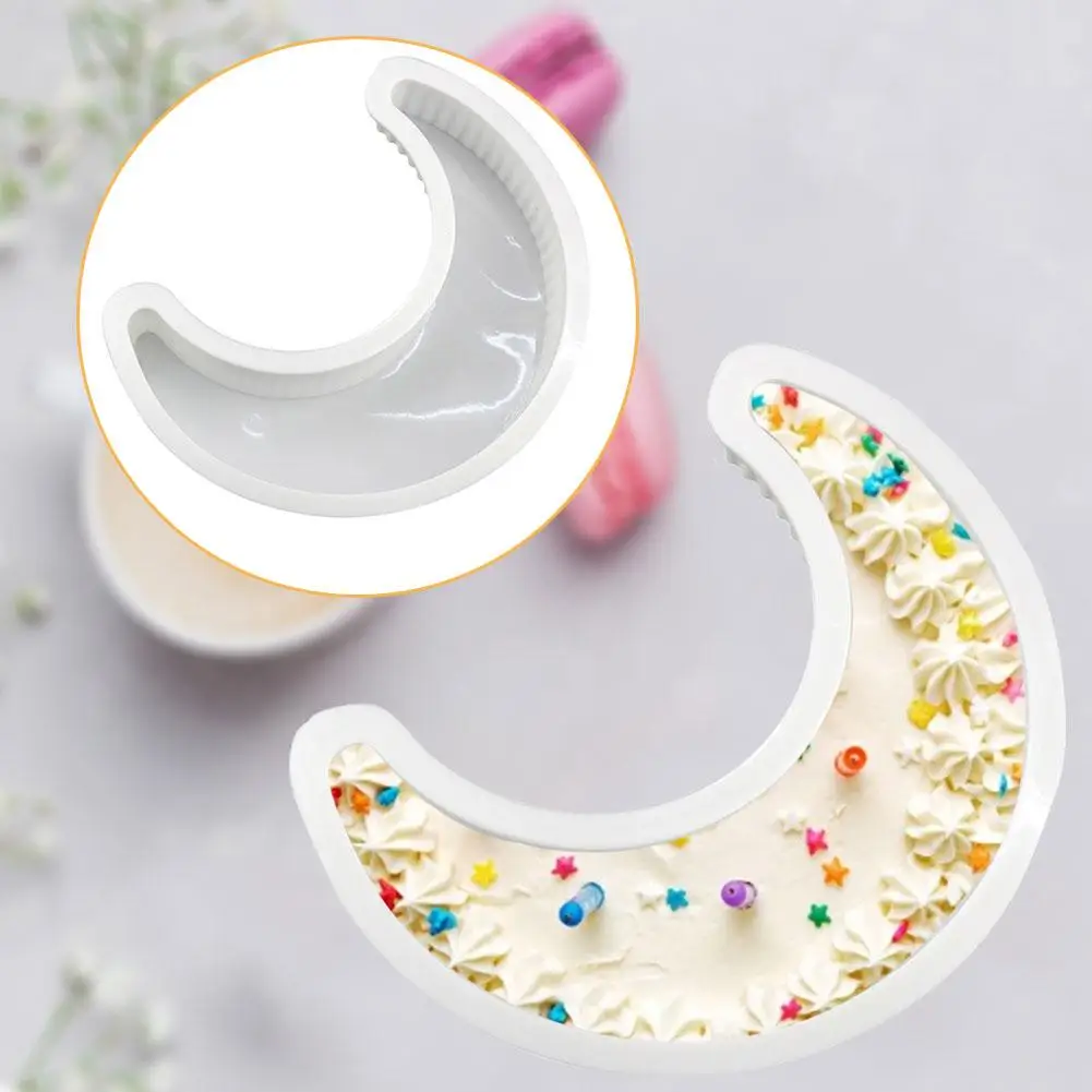 

3D Moon Shape Cake Handmade Baking for Kitchen Moulds Silicone Mold Reusable Ramadan Cake Pan Eco-Friendly