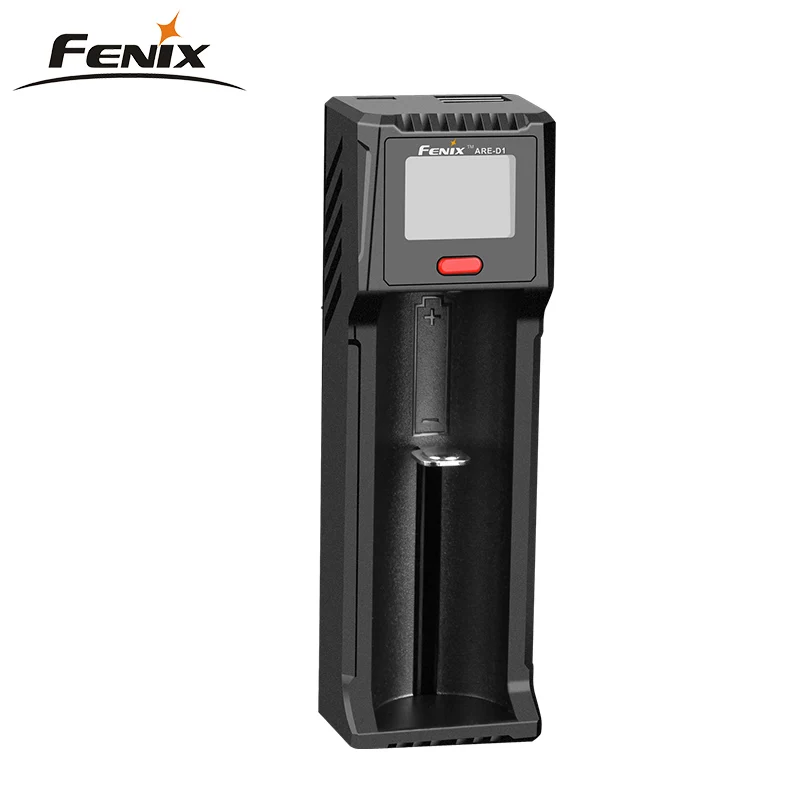 Зарядное устройство Fenix ARE-D1 Совместимо с литий-ионными и Ni-mh/Ni-Cd аккумуляторами Micro USB и функцией разрядки USB