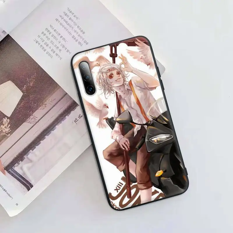 

JUUZOU SUZUYA Tokyo Ghoul Black Silicone Mobile Phone Case For Redmi Note 6 8 9 Pro Max 9s 8t 7 5A 5 4 4x Cover
