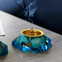 middle east arabian aromatherapy oven ocean style shell romantic home decoration resin blue incense oven incense burner