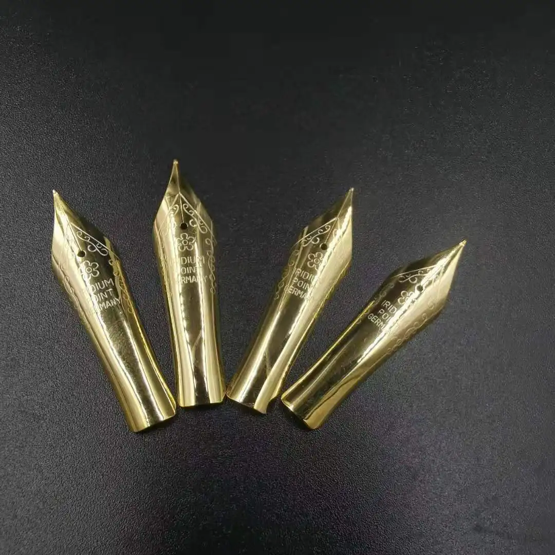 

4Pcs Golden Color Fine Nibs #6 Size Nib Germany Tip For Penbbs 456/308 Jinhao X450 X750 Fountain Pen Ink Pen school supplies