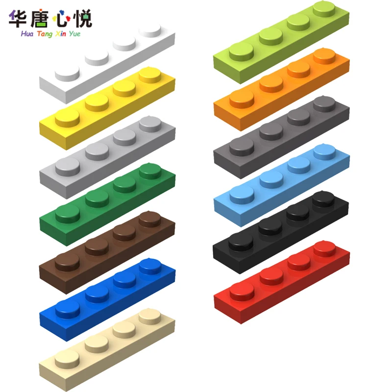 

MOC 3710 Assembles Particles Accessories Components 1x4 Normal Board 20PCS Bricks Colorful Building Blocks Educational Toy City