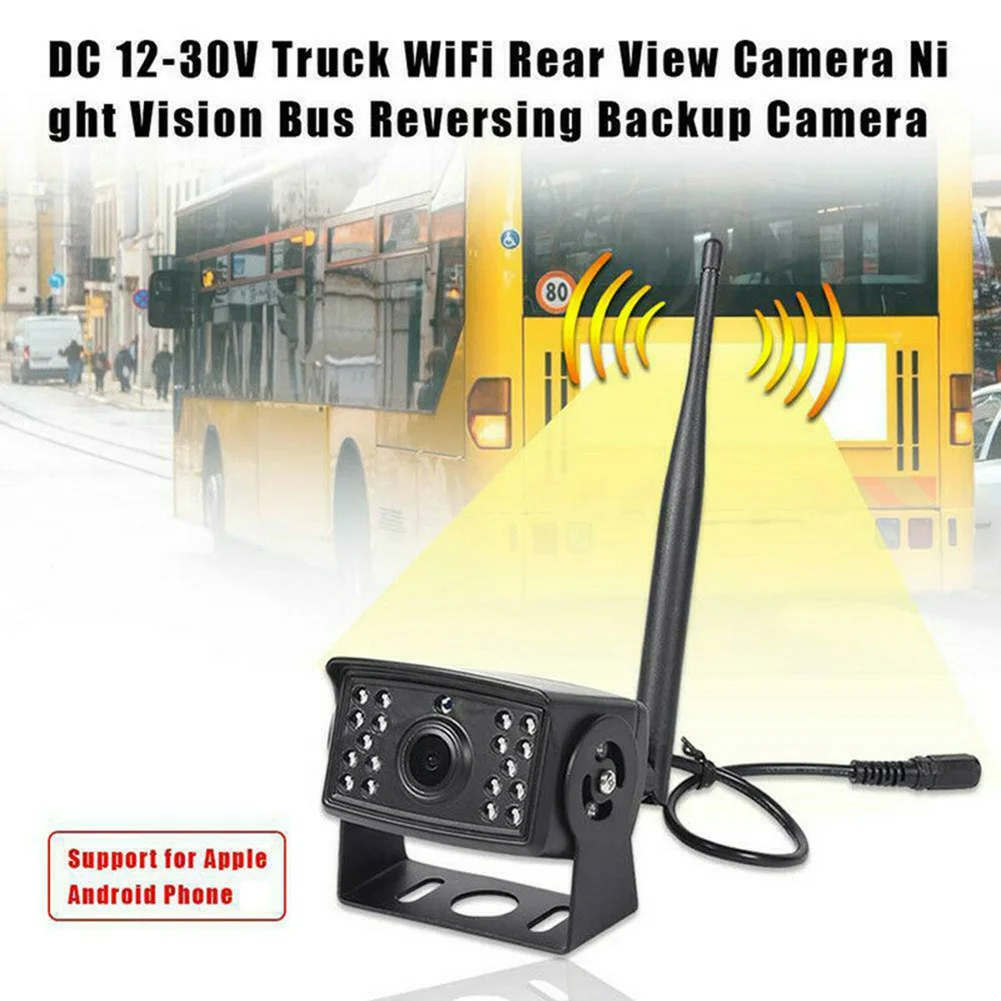 구매 무선 와이파이 차량 백업 카메라, 리버싱 카메라, 트럭, RV, 캠핑카, 트레일러용, 핸드폰 또는 안드로이드 기기와 작동
