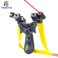 new resin slingshot rotating catapult head high precision outdoor hunting shooting slingshots with flat rubber band