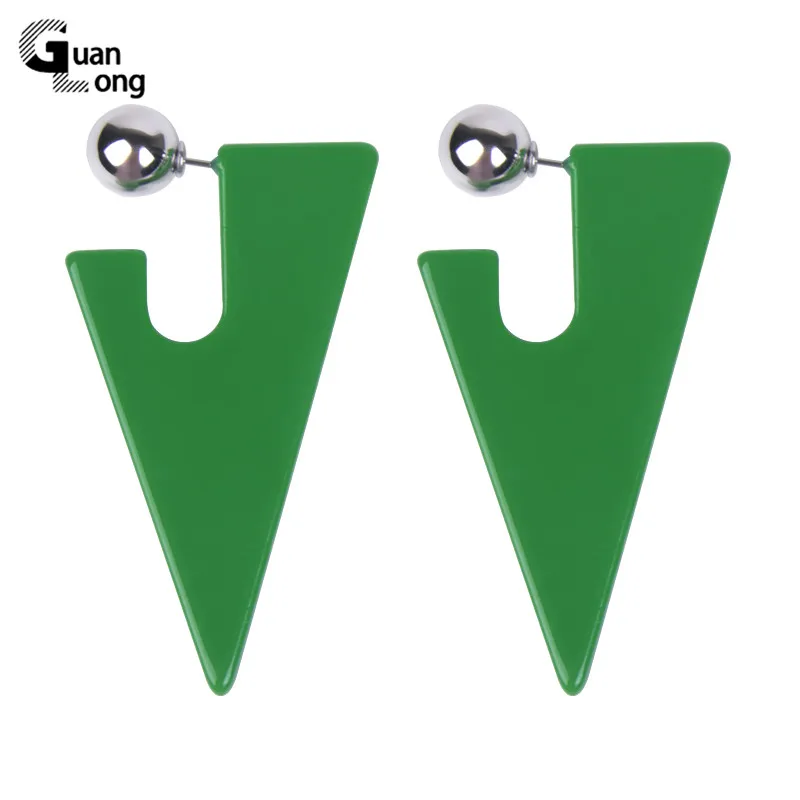 Новые металлические большие полимерные акриловые геометрические треугольные