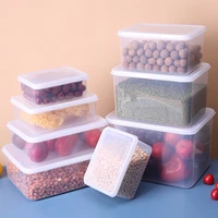 kitchen storage box fridge food container jars for bulk cereals 12l large capacity fruit vegetable food fresh keep organizers