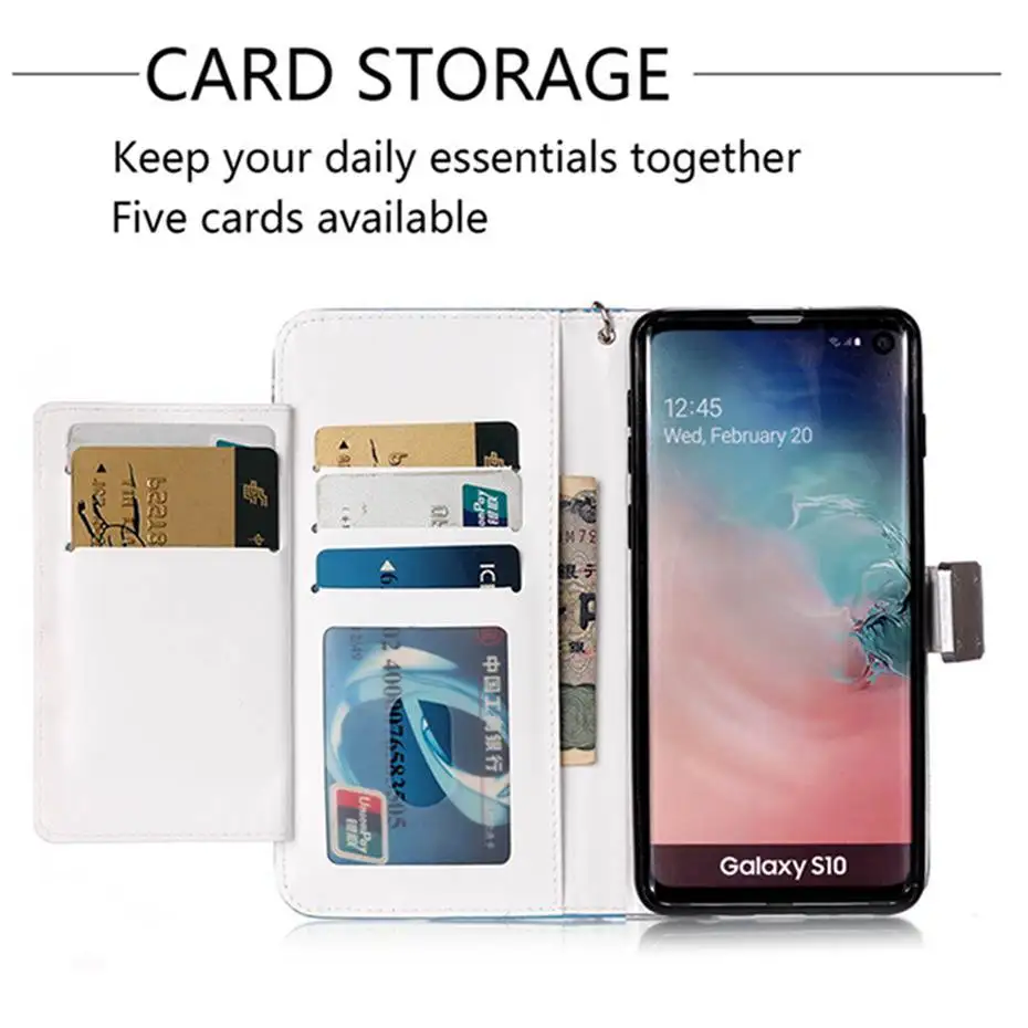 Кожаный флип чехол для Samsung S10 E S9 S7 S6 S8 Plus Note 10 9 8 Pro A10 A20 A30 A40 A50 A60 A70 A20E M 20 30|Бамперы| |
