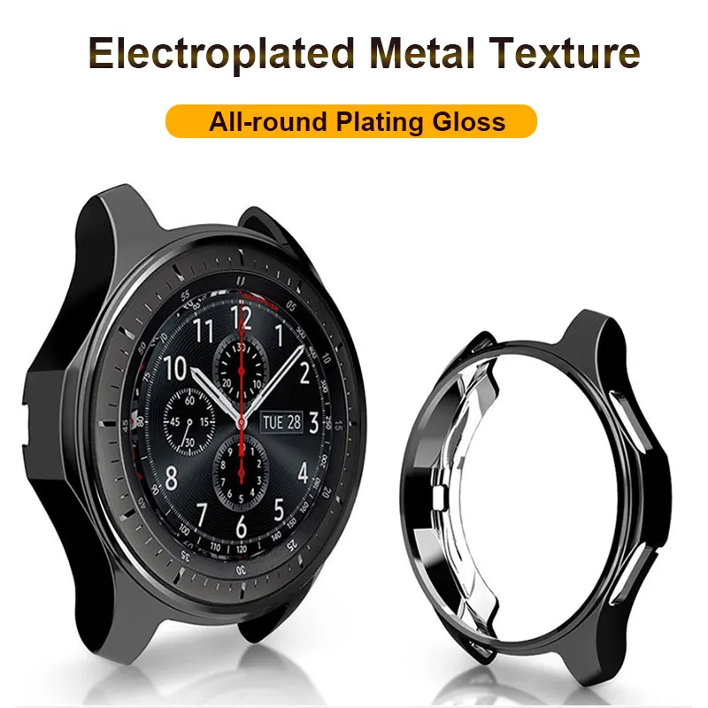 tpu case for samsung galaxy watch 3 41mm 45mm protector watch 46mm 42mm gear s3 s4 bumper smartwatch accessories protection free global shipping