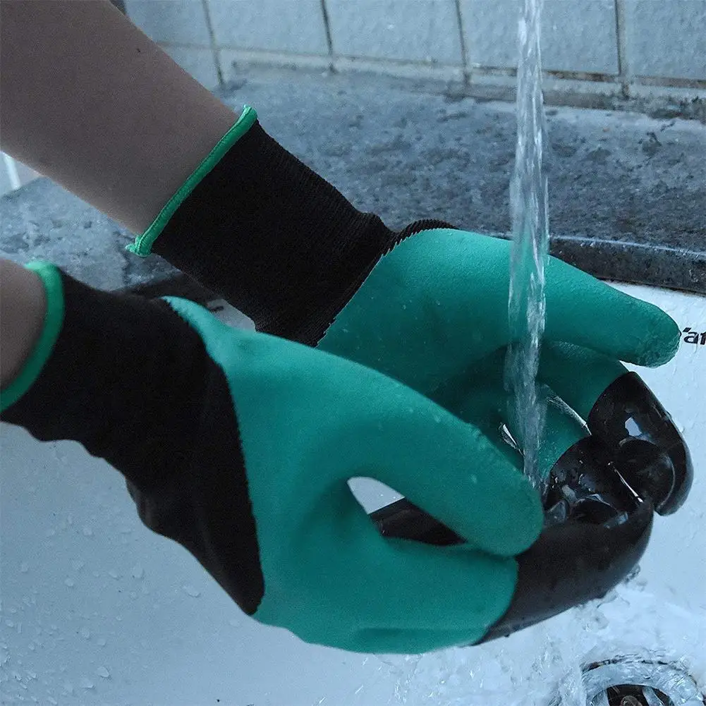 1 пара садовых перчаток с когтями для копания просеивания 15*10*5 см|Садовые