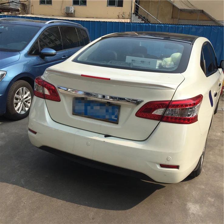Спойлер для Sentra 2012-2015 Nissan спойлер из АБС-пластика заднее крыло автомобиля цветной