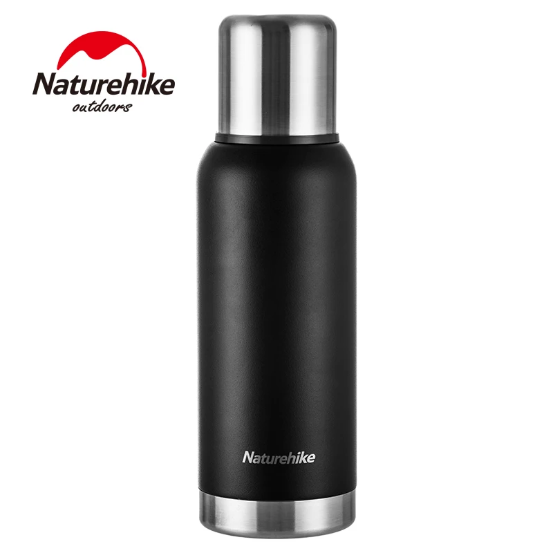 Naturehike 750 1000 мл велосипедная бутылка для воды 304 нержавеющая сталь теплая матовая
