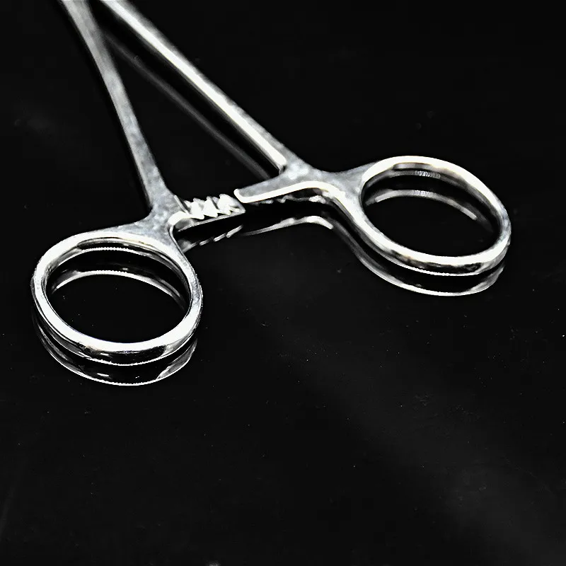 Thick Needle Clamp Stainless Steel Medical Stitching Forceps Surgical Pliers For Holding Suture With Groove 140mm 1 / PK | Канцтовары